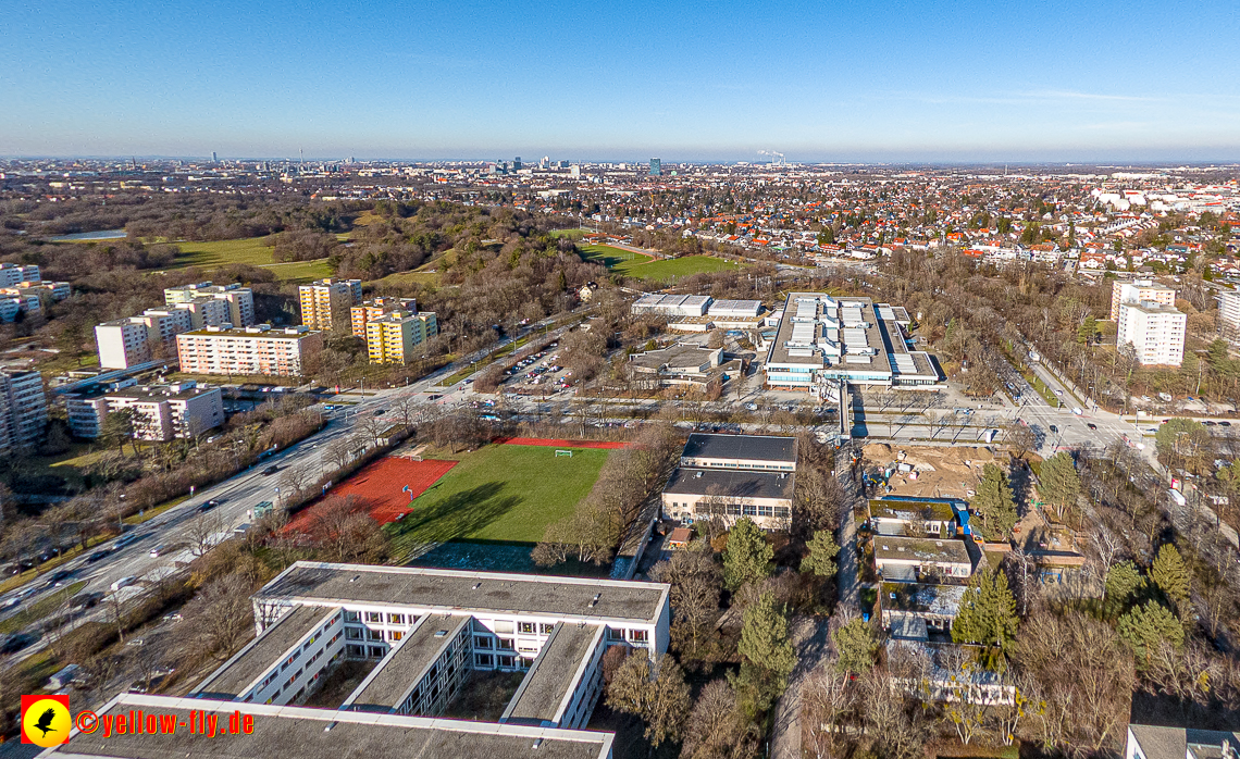 07.02.2023 - Luftbilder vom Haus für Kinder Mütterberatung in Neuperlache